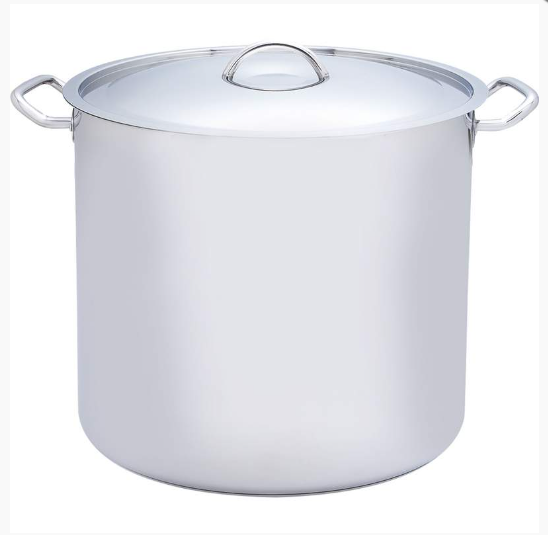 Precise Heat 65qt 12-Element T304 Stainless Steel Stockpot KTSP65