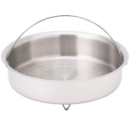 Precise Heat 24qt 12-Element ''Waterless'' Stockpot with Deep Steamer Basket    KTSP24