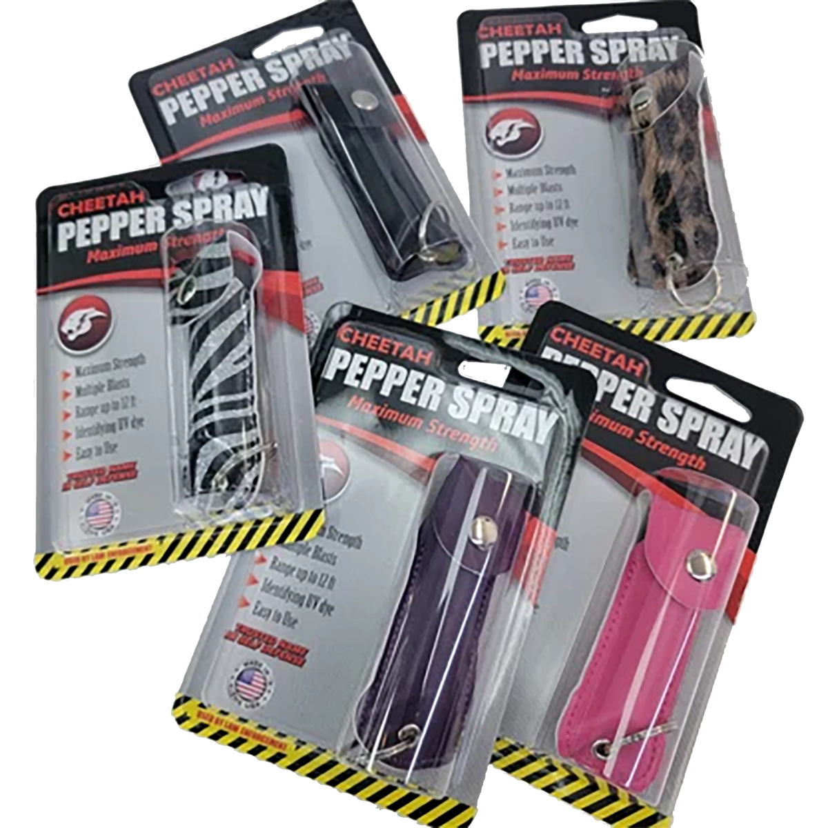 CHEETAH PEPPER SPRAY - ASSORTED COLORS